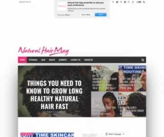 Naturalhairmag.com(The Lifestyle Website For Natural Hair Lovers Natural Hair Mag) Screenshot