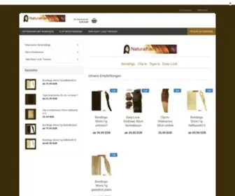Naturalhairs.de(Echthaar Extensions Berlin ) Screenshot