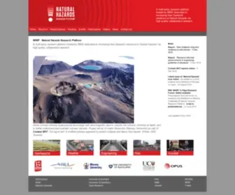 Naturalhazards.org.nz(Natural Hazards Research Management Platform) Screenshot