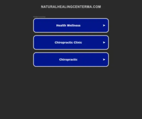 Naturalhealingcenterma.com(Naturalhealingcenterma) Screenshot