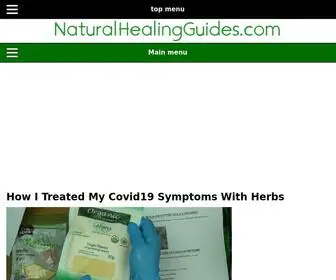 Naturalhealingguides.com(Natural Healing Herbs) Screenshot