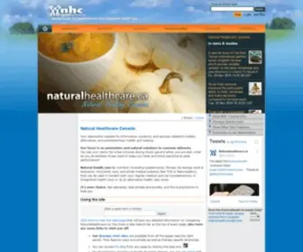 Naturalhealthcare.ca(Natural Health Care Canada) Screenshot