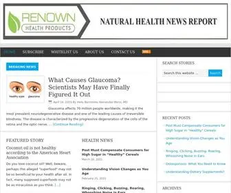 Naturalhealthnewsreport.com(Natural Health News Report) Screenshot