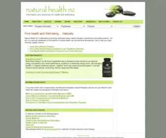 Naturalhealthnz.net(Natural Health New Zealand) Screenshot