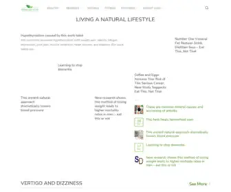 Naturalhealthy365.com(Natural HealthyLiving A Natural Lifestyle) Screenshot