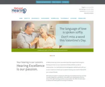 Naturalhearingcenters.com(Natural Hearing Centers) Screenshot