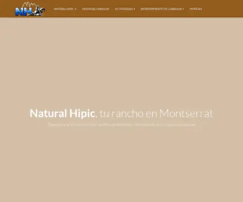 Naturalhipic.com(Centro hipico de Monta western) Screenshot