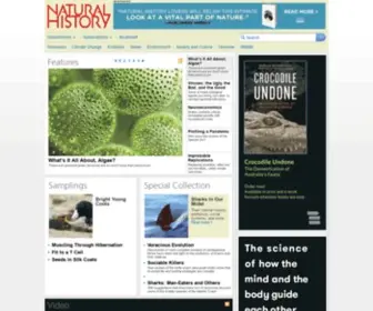 Naturalhistorymag.com(Natural History Magazine) Screenshot