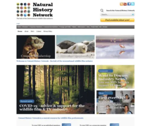 Naturalhistorynetwork.co.uk(Natural History Network) Screenshot