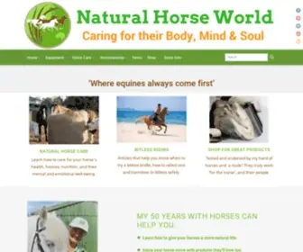 NaturalhorseWorld.com(Natural Horse World) Screenshot