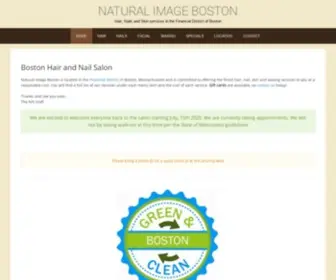 Naturalimagesalon.com(Hair, Nails and Skin services in the Financial District of Boston) Screenshot