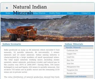 Naturalindianminerals.com(Natural Indian Minerals) Screenshot