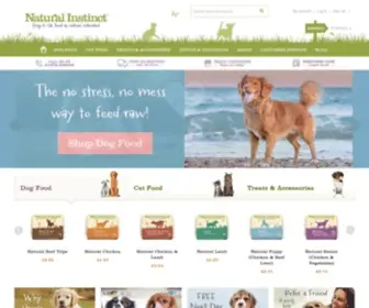 Naturalinstinct.com(Raw Dog Food & Raw Cat Food in UK) Screenshot