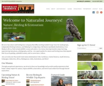 Naturalistjourneys.com(Naturalist Journeys) Screenshot