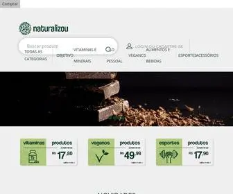 Naturalizou.com.br(Produtos naturais) Screenshot