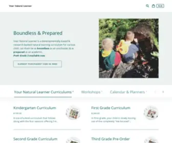 Naturallearningshop.com(Your Natural Learner) Screenshot