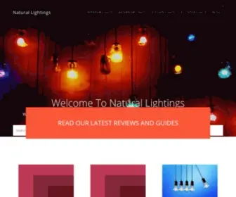 Naturallightings.com(Light Up Your World) Screenshot