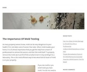 Naturallinkmoldlab.com(Natural Link Mold Lab Testing & Remediation Information) Screenshot