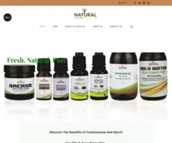 Naturallivingsupplies.co.uk(Holistic living with Frankincense and Myrrh) Screenshot