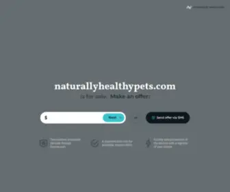 Naturallyhealthypets.com(naturallyhealthypets) Screenshot