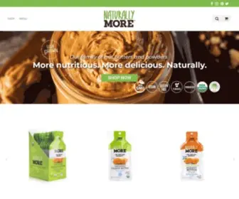 Naturallymore.com(Naturally More Nut Butter) Screenshot