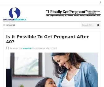 Naturallypregnancy.com(1 Weird Tip To Reverse Infertility) Screenshot