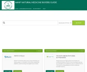 Naturalmedicinebuyersguide.com(The Natural Medicine Buyers Guide) Screenshot