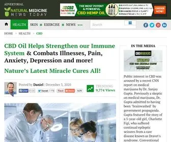 Naturalmedicinenewstoday.com(CBD Fast Pain Relief) Screenshot