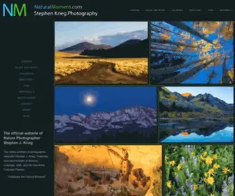 Naturalmoment.com(Stephen Krieg Photographics) Screenshot