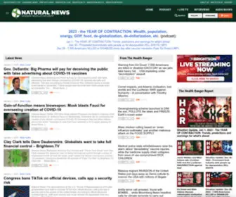 Naturalnews.com(Independent News on Natural Health and the World) Screenshot