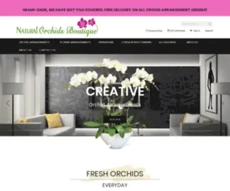 Naturalorchids.com(Miami Orchid Arrangements and Flowers) Screenshot