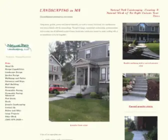 Naturalpathlandscaping.com(Natural Path Landscaping) Screenshot