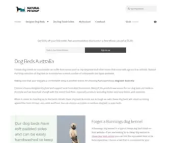 Naturalpetshop.com.au(Buy The Best Dog Beds Online In Australia) Screenshot