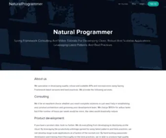 Naturalprogrammer.com(Home) Screenshot
