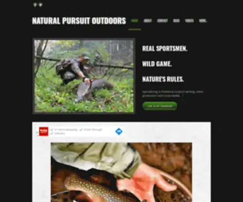 Naturalpursuitoutdoors.com(Natural Pursuit Outdoors) Screenshot