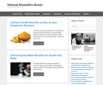 Naturalremedieshome.com(Natural Remedies Home) Screenshot