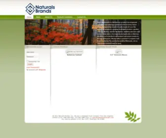 Naturalsbyweb.com(Naturals Brands) Screenshot