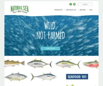 Naturalsea.com(Natural Sea Home) Screenshot