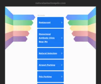Naturalselectionpdx.com(naturalselectionpdx) Screenshot