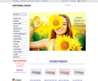 Naturalsoapwholesale.com(Wholesale Soap) Screenshot