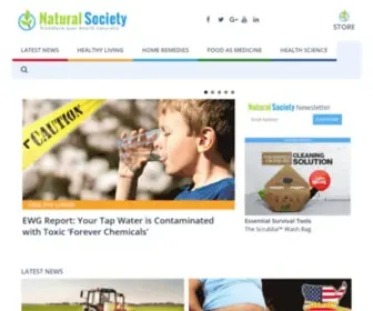 Naturalsociety.com(Natural Society) Screenshot