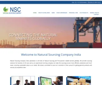 Naturalsourcingcompany.com(Natural Sourcing Company) Screenshot