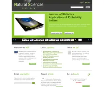 Naturalspublishing.com(Natural Sciences Publishing) Screenshot