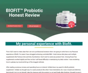 Naturalsupplementreview.com(Biotic probiotic) Screenshot