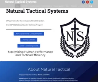 Naturaltactical.com(Natural Tactical Systems) Screenshot