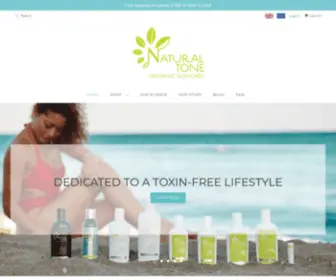 Naturaltoneskincare.com(Natural Tone Organic Skin & Suncare) Screenshot