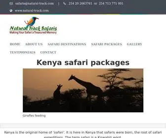 Naturaltracksafaris.com(Best Kenya safaris) Screenshot