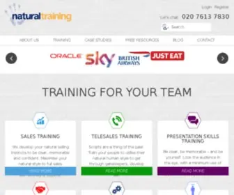 Naturaltraining.com(Natural Training) Screenshot