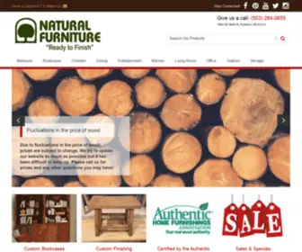 Naturalunfinishedfurniture.com(Naturalunfinishedfurniture) Screenshot