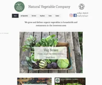 Naturalvegetablecompany.co.uk(Natural Vegetable Company) Screenshot